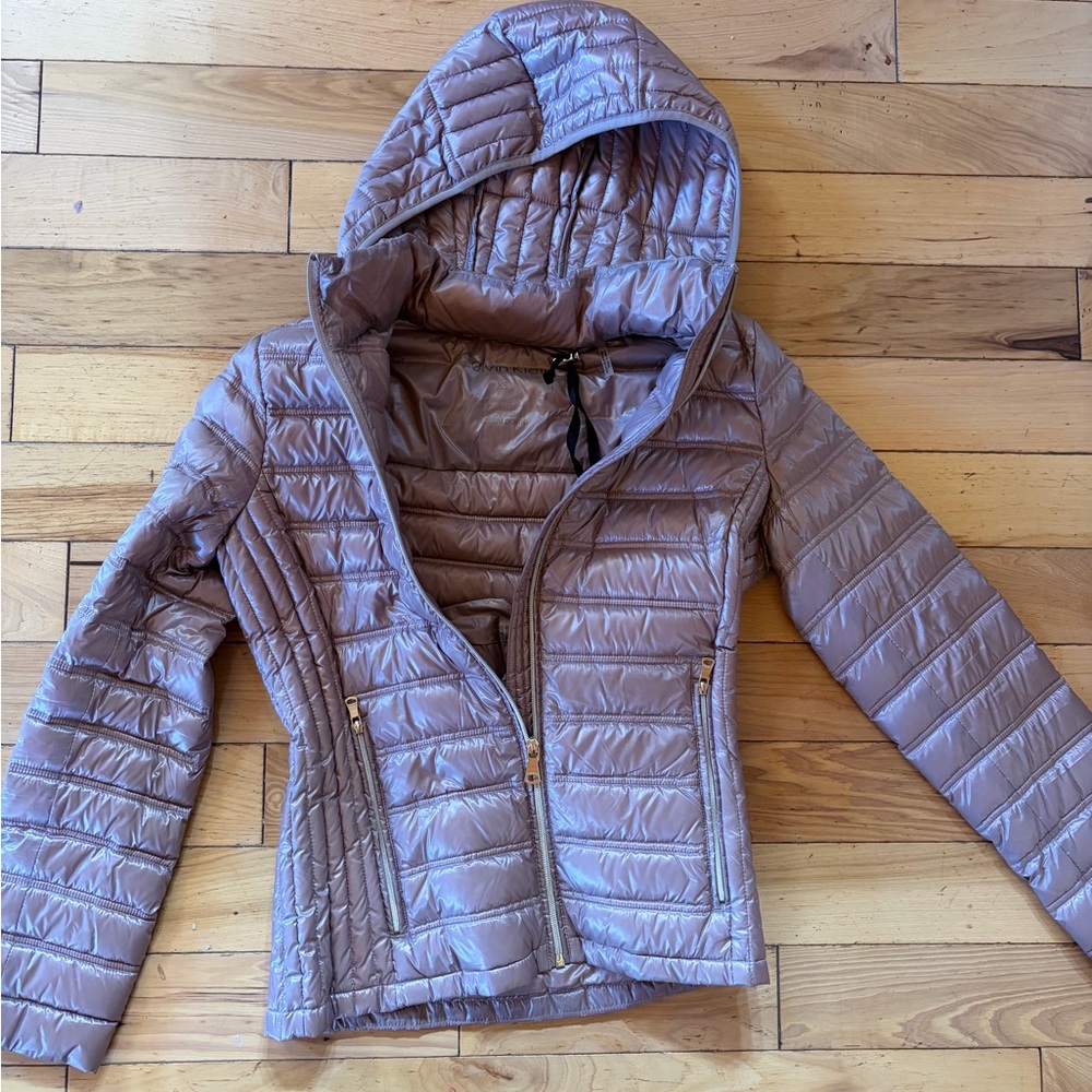 Calvin Klein Women's Quilted Puffer Jacket - Lavender